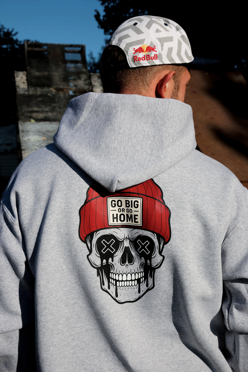 Hoodie - Go Big Skull